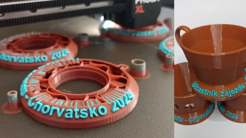 Hnědé podšálky